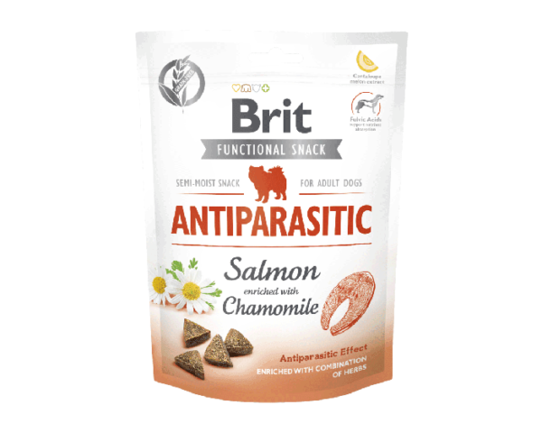 BRIT CARE FUNCTIONAL SNACK ANTIPARASITIC 150G / Półmiękki przysmak