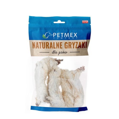 271428c0cc8776e64bdc5d82c75bb169.jpg PETMEX - Łapki królicze z futrem gryzak naturalny 100g