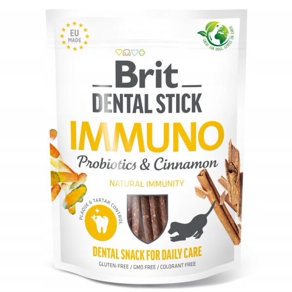 Brit Dental Stick Immuno Probiotics Przysmak 251g