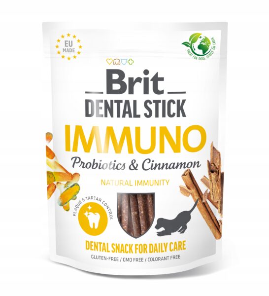 39320775d94f2bc7136a05a1b65bffbc.jpg Brit Dental Stick Immuno Probiotics Przysmak 251g