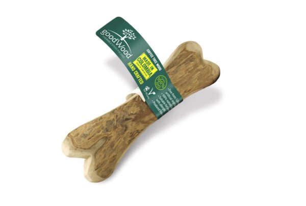 GOODWOOD Gryzak z drzewa kawowego Kształt Kości ok. 14cm / Dla psa