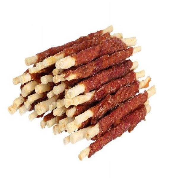 NATURALNE MIĘKKIE PAŁECZKI OWINIĘTE KACZKĄ 500G