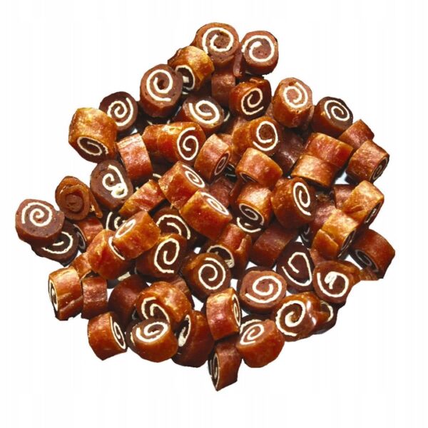 81cbcbaa2f4878fedd114d521a26a410.jpg LUPIPETS SNACKS MIĘKKIE SUSHI KRÓLIK+DORSZ FM013-4 1CM 500G / Przysmak psi