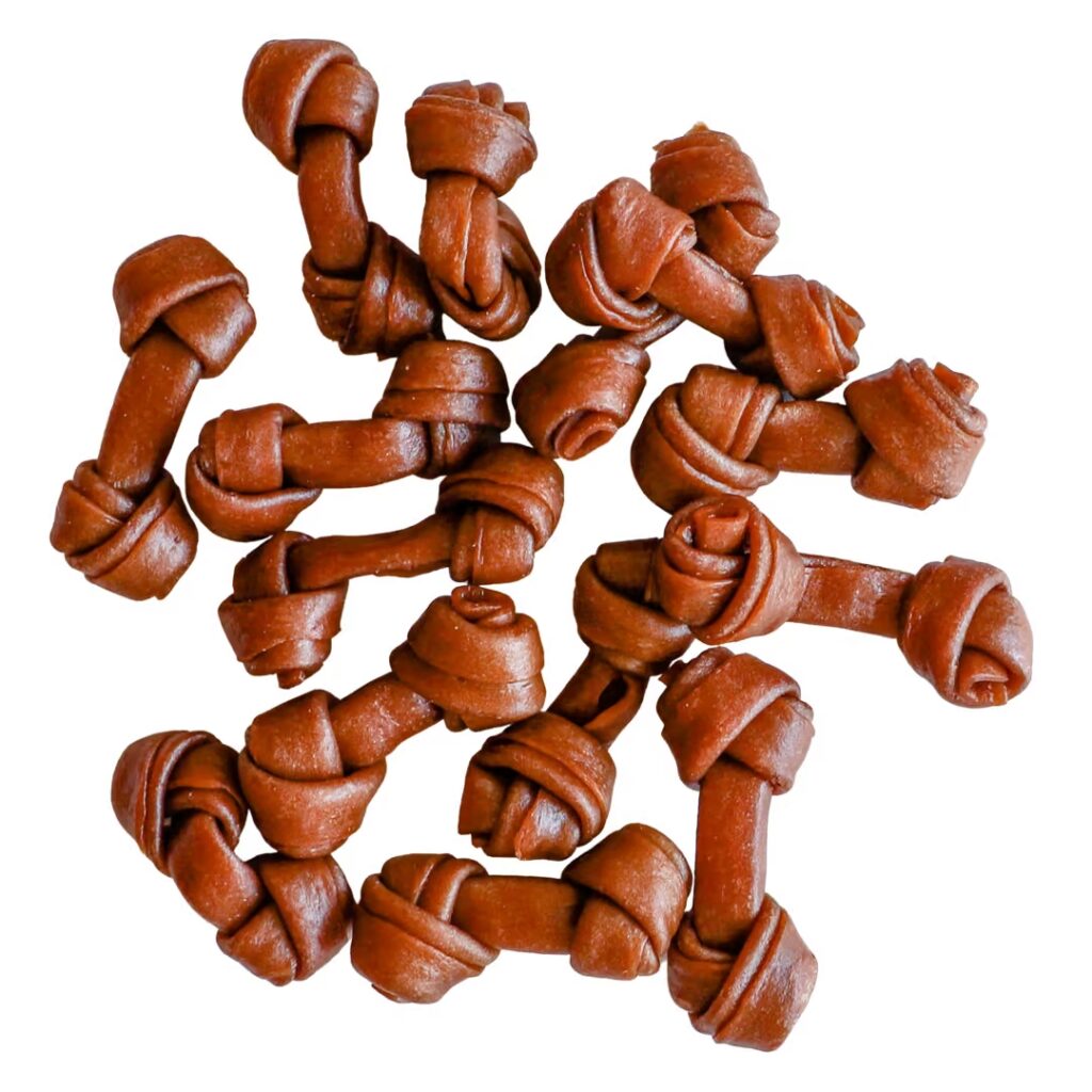 a9ae6e8050405482e4ef20e00f1453b2.jpg HAPPY SNACKY MIĘKKIE WĘZEŁKI Z KRÓLIKA 80% MIĘSA 500G - PRZYSMAK PSI