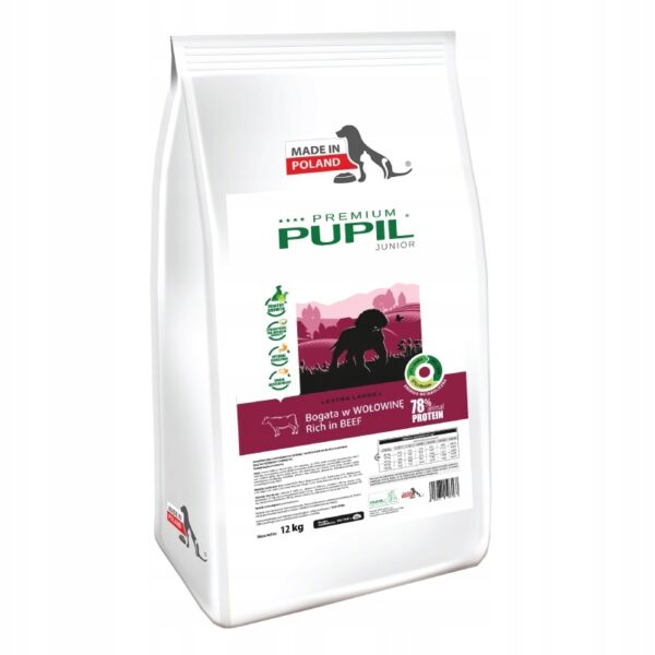 PUPIL Premium Junior Extra Large wołowina 12 kg