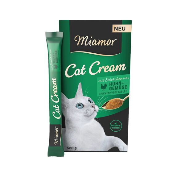 MIAMOR PASTA Z KURCZAKIEM I WARZYWAMI 90G 5X15G / PRZYSMAK DLA KOTA