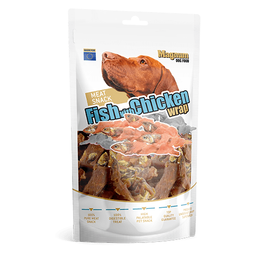 MAGNUM Fish With Chicken Wrap 80 g Przysmak dla psa