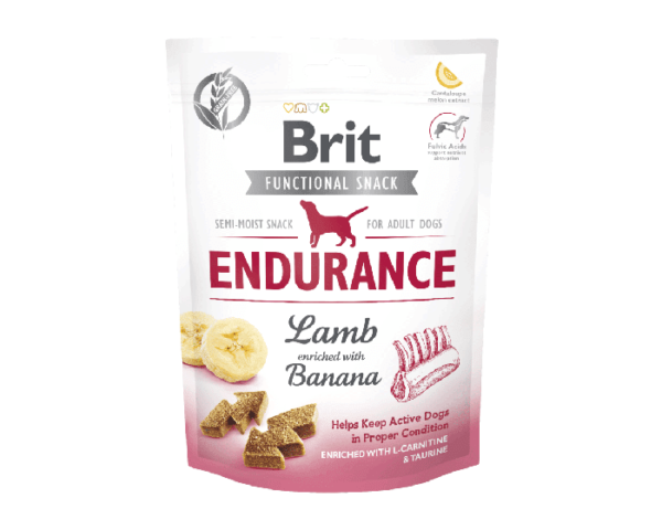 BRIT CARE FUNCTIONAL SNACK ENDURANCE LAMB 150g / Półmiękki przysmak