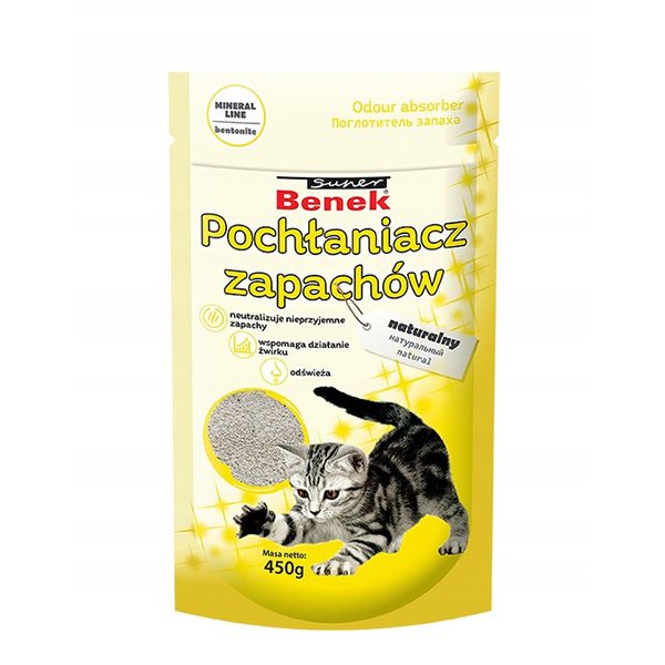 neutralizator zapachów benek zółty SUPER BENEK Pochłaniacz zapachów Naturalny 450g — dodatkowe zdjęcie produktu 1