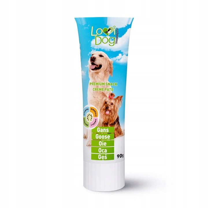 LOVI DOG TUBKA Pasztet dla psa 5 x 90G mix smaków / Przysmak dla psa