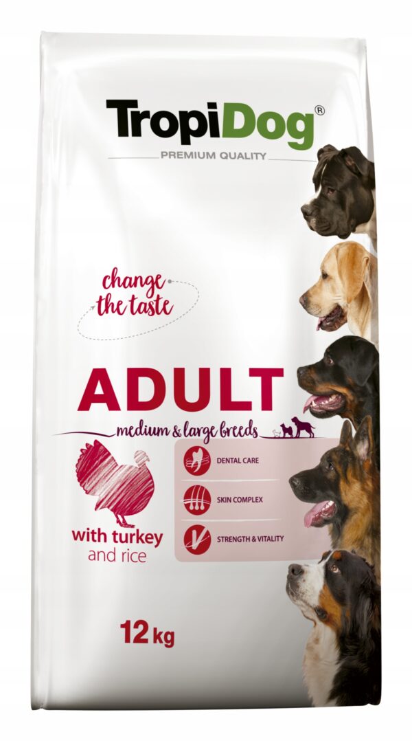 TROPIDOG PREMIUM Adult Medium Large Turkey 12kg