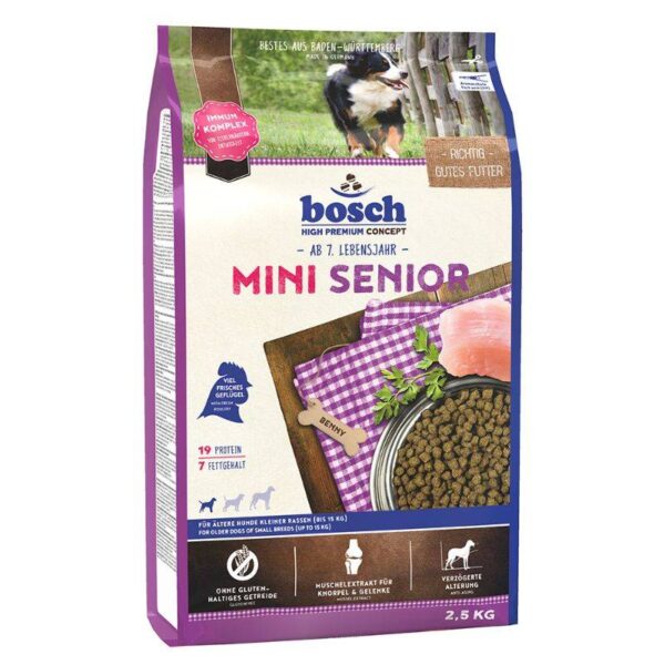 BOSCH MINI SENIOR 2,5 kg – karma dla psa seniora małej rasy