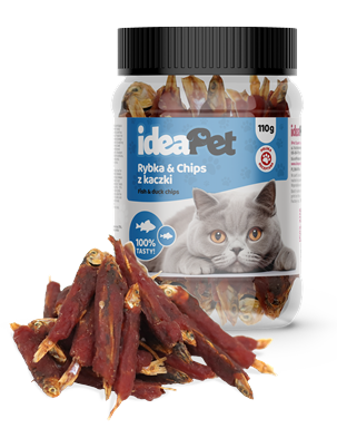 ideaPet Rybka z kaczuszką 110g / Przysmak dla kota