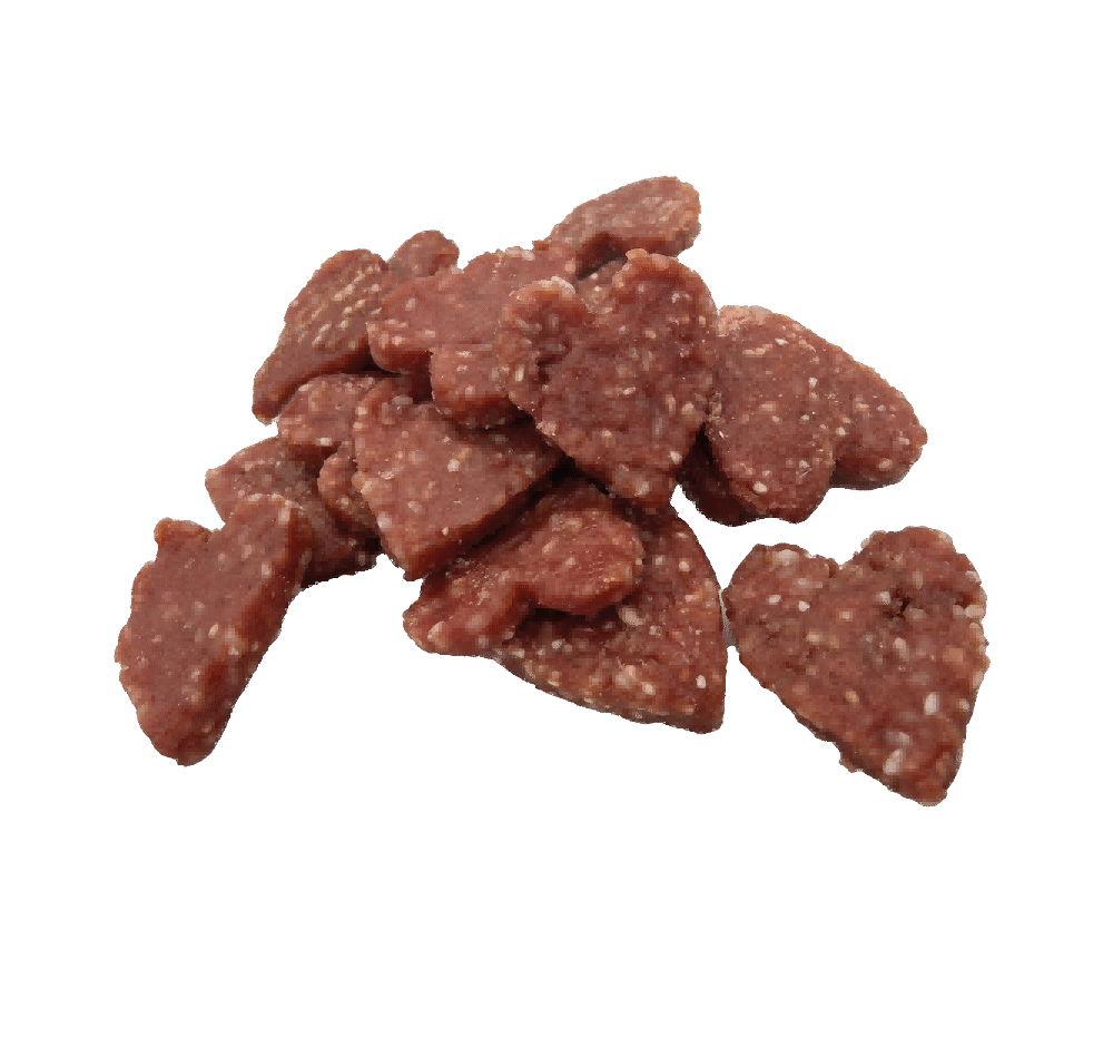 UNIQ PETS dog snacks 500g Serduszka z kaczką i ryżem