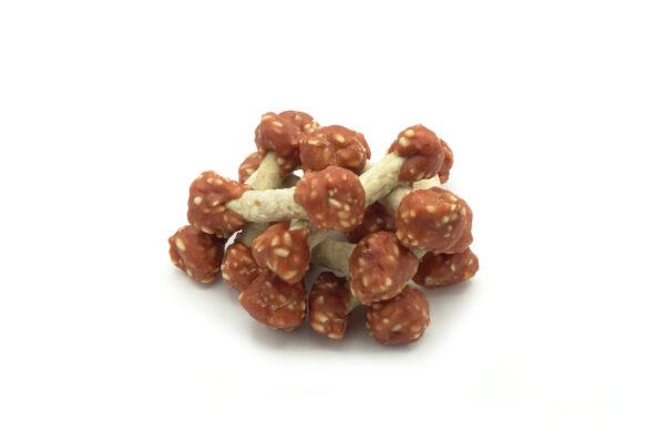 MASTER DOG Hantelki z kaczki z ryżem 500G