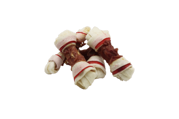 1e1408a27a0f98e662ab9b28235b1a2c.png UNIQ PETS dog snacks 500g Kość wiązana ze skóry wołowej z kaczką