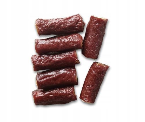 3780fd79412ad60372283d81f95fa1dc.jpg SKARBY BARYCZY Rurki ryżowe z jagnięciną 500g / Przysmak dla psa,