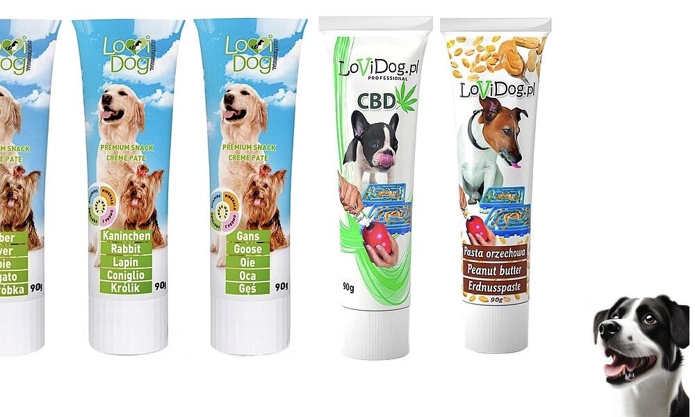 LOVI DOG TUBKA Pasztet dla psa 5 x 90G mix smaków / Przysmak dla psa