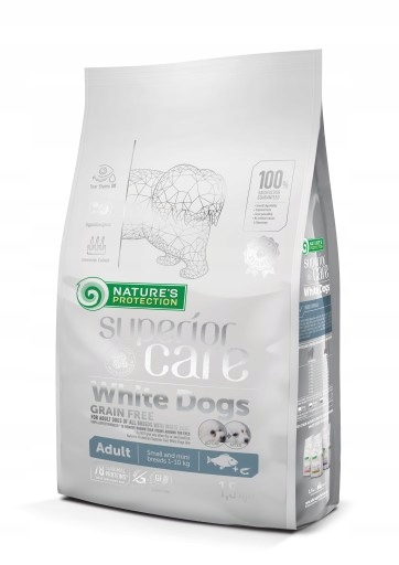 Natures Protection GF White Adult Small Fish 1,5kg