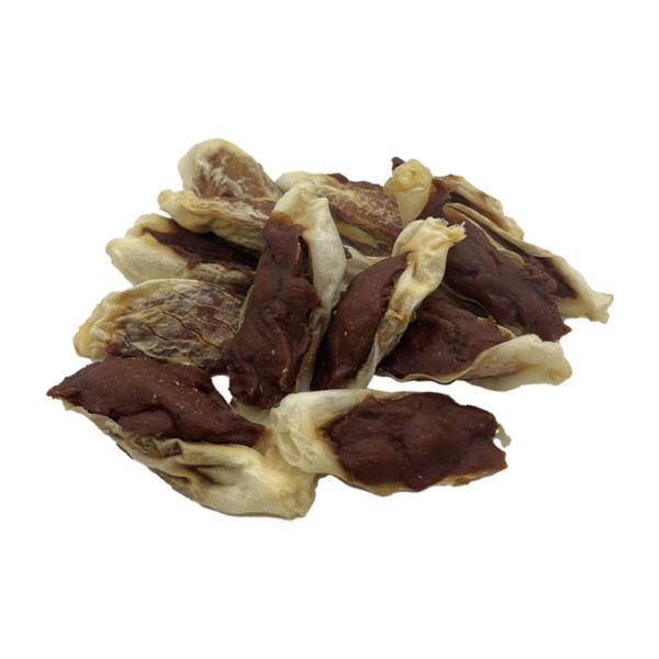 UNIQ PETS  uszy królicze faszerowane kaczką  przysmaki dla psa 500g