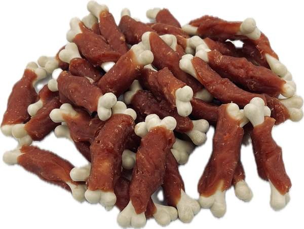 ideaPet Kostki wapienne z królikiem 500g / Przysmak dla psa