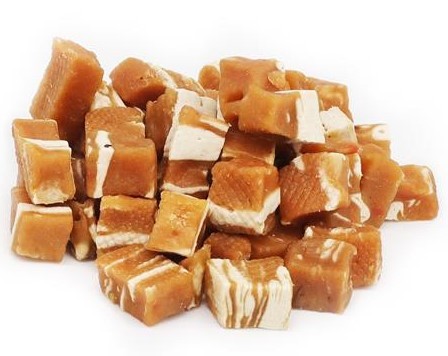 ideaPet Kostka z łososiem i białą rybą 500g / Przysmak dla psa