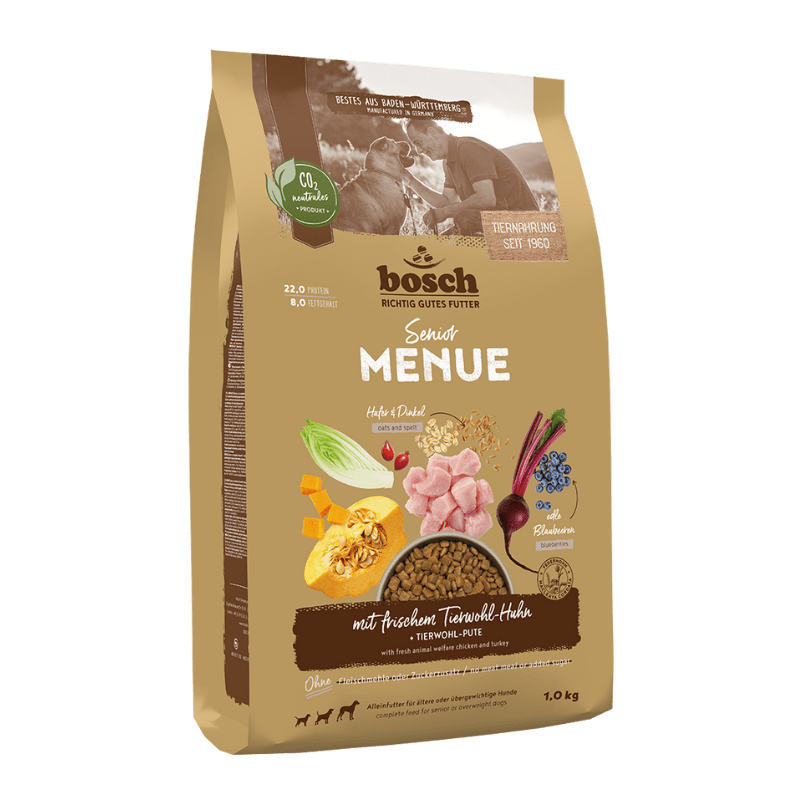 BOSCH MENUE SENIOR – sucha karma dla psa seniora 1 kg / Dla psa