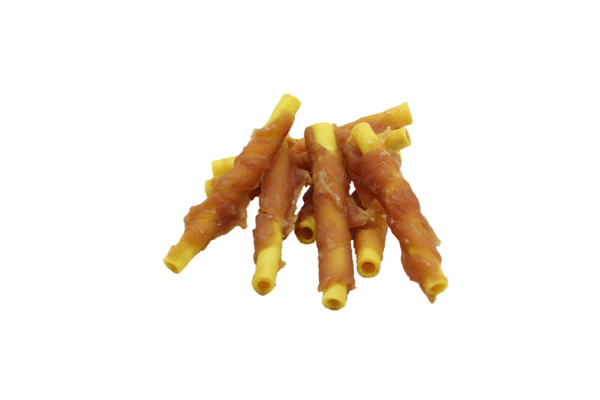 UNIQ PETS przysmaki dla psa 500g rurki z batatów owinięte królikiem