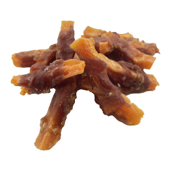 UNIQ PETS dog snacks 500g Frytki z batatów owinięte kaczką