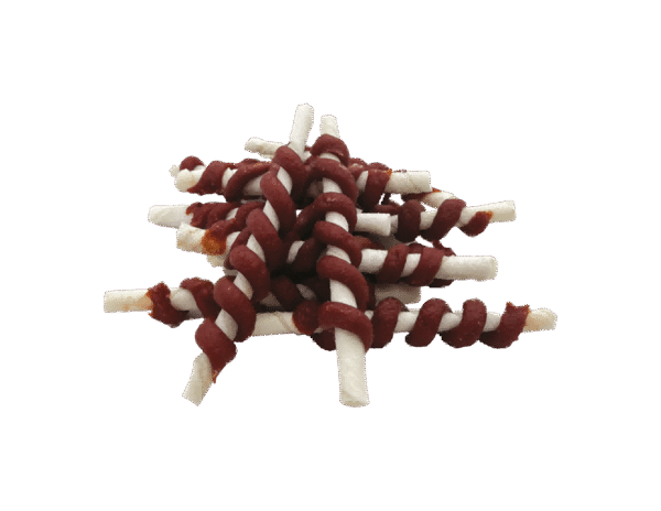 fa1d1f96968570eb1717ac08177f18ae.png UNIQ PETS dog snacks 500g Zawijasy z jagnięciną
