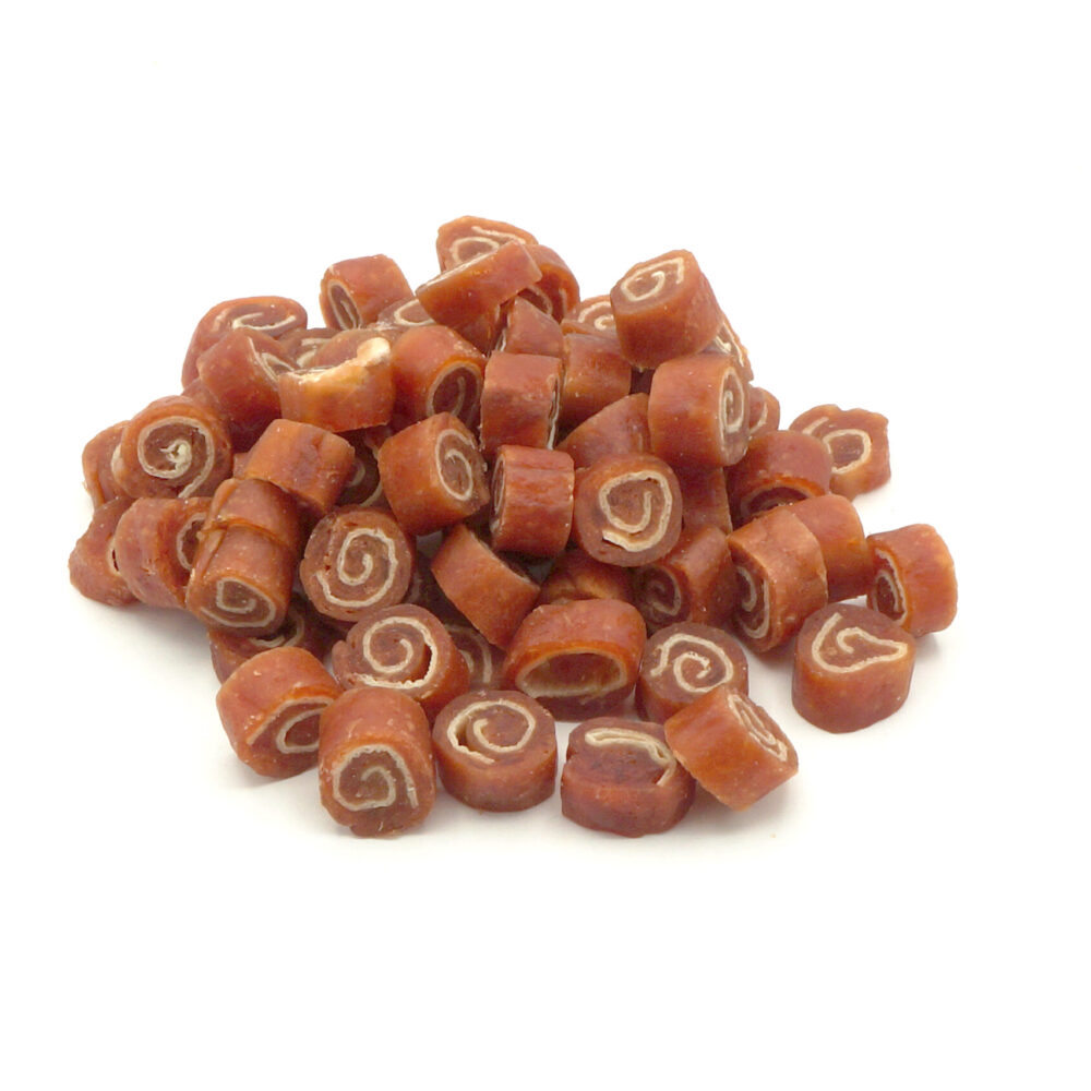 1293f03c80fad2e1c89d646e1e4b091b.jpg Master Dog Mini Sushi Kaczka Dorsz 500 g