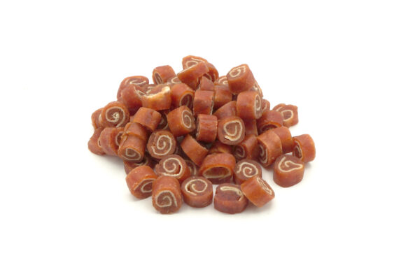 1293f03c80fad2e1c89d646e1e4b091b.jpg Master Dog Mini Sushi Kaczka Dorsz 500 g