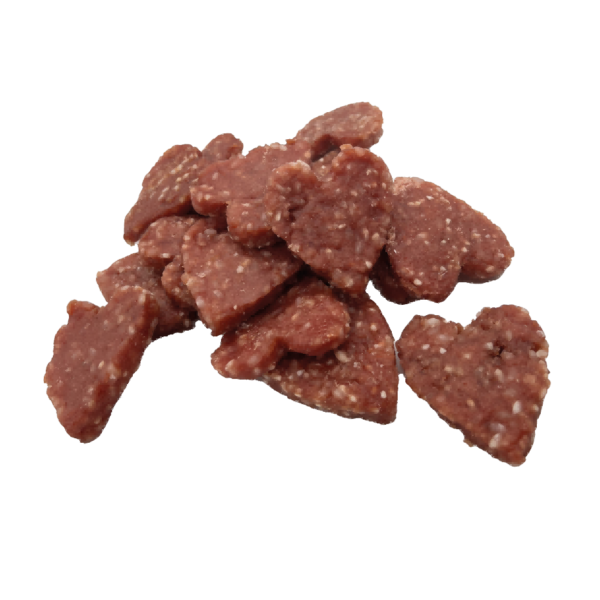 1c7aa340ba6f454df9bcafb9ca81329a.png UniQ Pets przysmaki dla psa 500 g Serduszka z kaczką i ryżem
