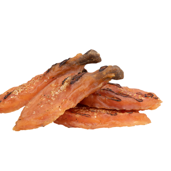 UniQ Pets przysmaki dla psa MEATY 500 g udka z kurczaka BBQ z białym sezamem