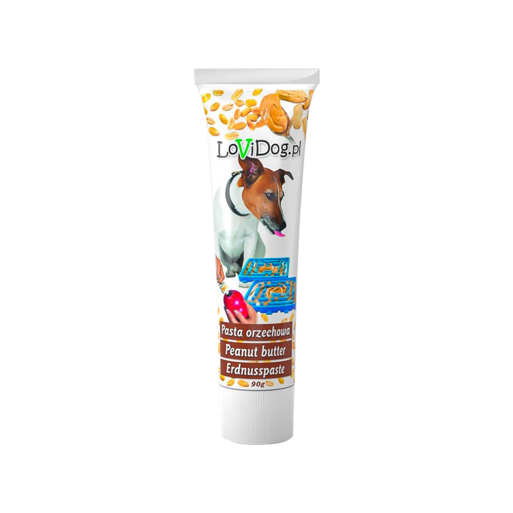 Lovidog Lovi Dog TUBKA Pasta Orzechowa 90 g – przysmak dla psa