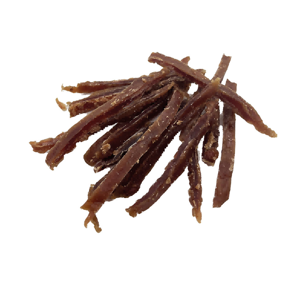 3146caa2dbcd9a1d4872f7ffcefbfbd2.png UniQ Pets przysmaki dla psa 500 g Miękkie stripsy z kaczki