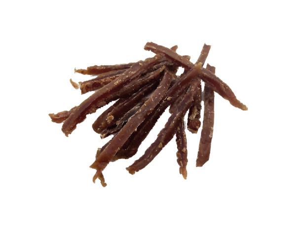 3146caa2dbcd9a1d4872f7ffcefbfbd2.png UniQ Pets przysmaki dla psa 500 g Miękkie stripsy z kaczki