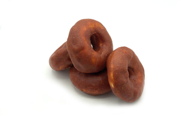 3cec2a006958b0107db266f74f3ea0f7.jpg Master Dog Donat z kaczką 7 cm 500 g przysmak dla psa