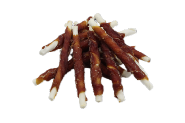 48d5f9e21aa61493b388dfbee6e77c74.png UniQ Pets przysmaki dla psa 500 g Kaczka owinięta na patyku wołowym