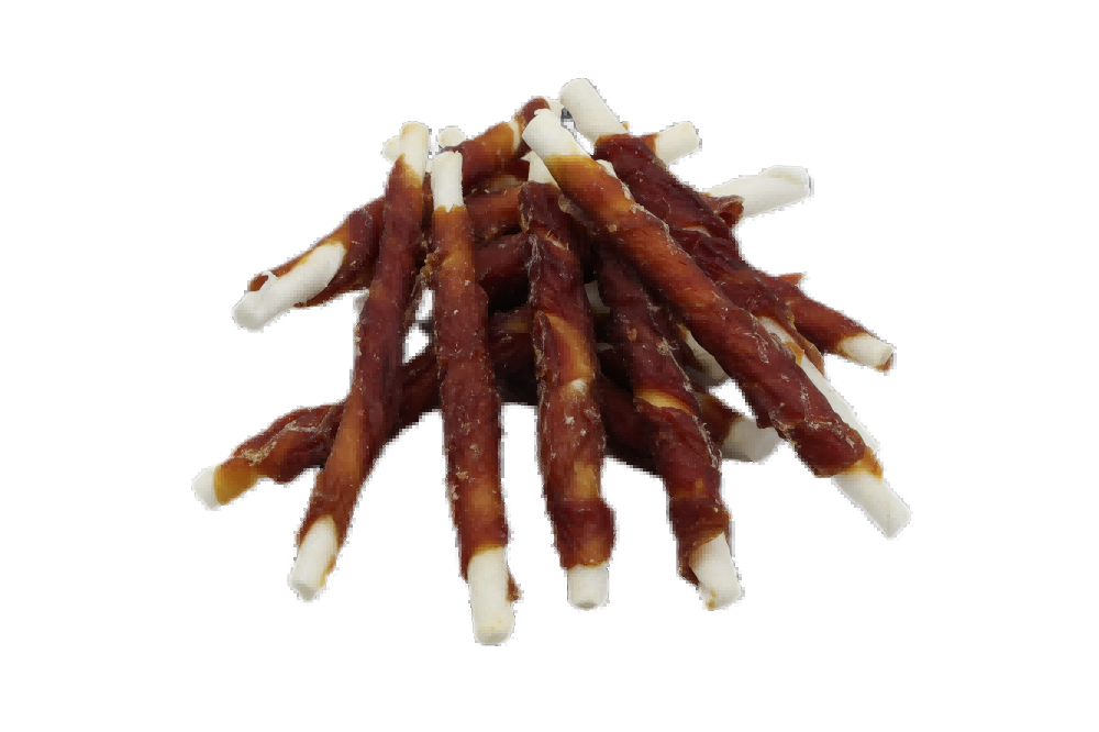 48d5f9e21aa61493b388dfbee6e77c74.png UniQ Pets przysmaki dla psa 500 g Kaczka owinięta na patyku wołowym
