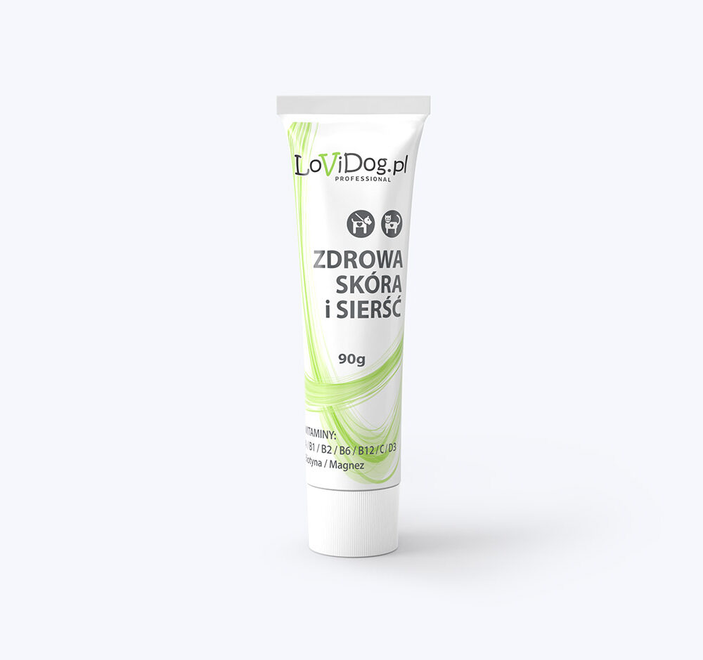 5d7c3d26acc9510a859a8f8c9493e19c.jpg Lovidog LOVI DOG pasztet skóra i sierść 90 g – zdjęcie produktu 2