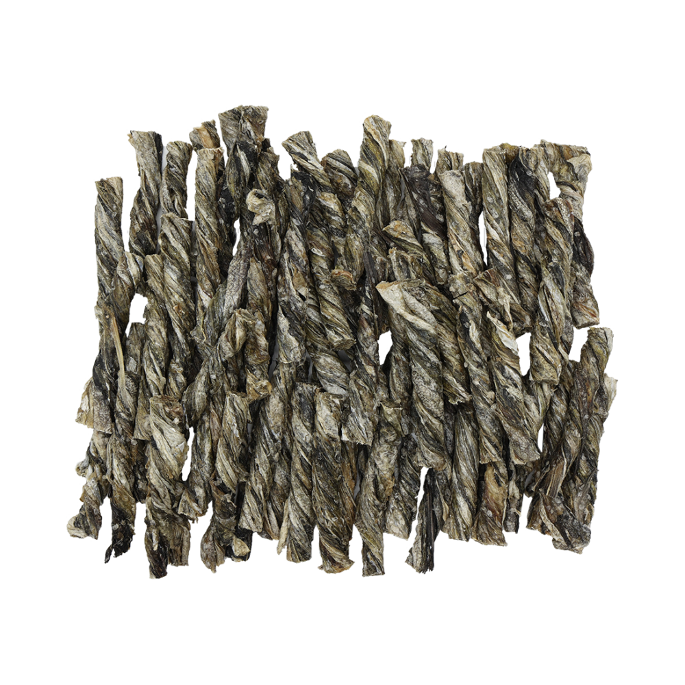 7c37cb72e5bd3349bf22e73f1589c260.png UniQ Pets przysmaki dla psów 500 g twistery rybiej skóry
