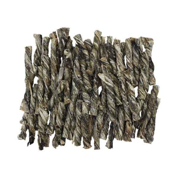 7c37cb72e5bd3349bf22e73f1589c260.png UniQ Pets przysmaki dla psów 500 g twistery rybiej skóry