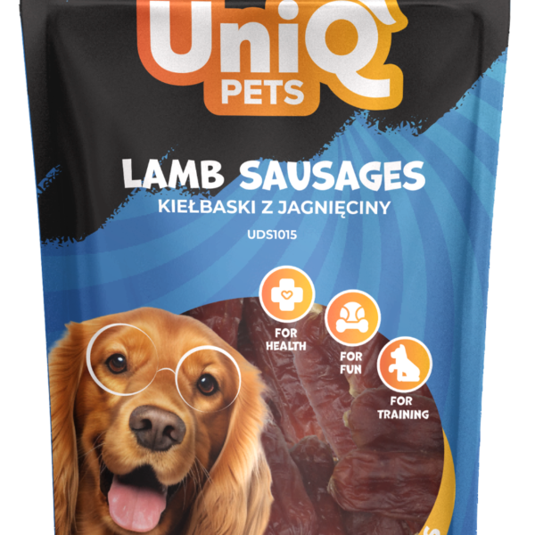 UniQ Pets przysmaki dla psa 80 g kiełbaski z jagnięciny