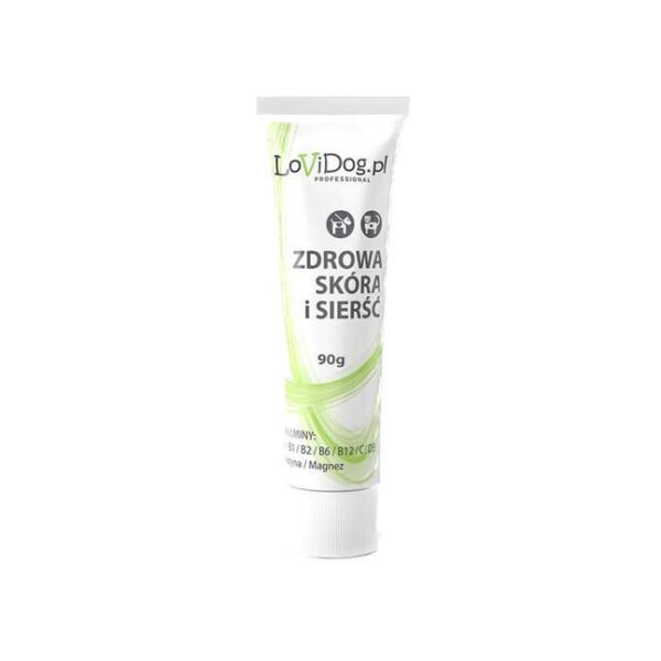 bc6b08a68e2f15e729453bd325794c22.jpg Lovidog LOVI DOG pasztet skóra i sierść 90 g