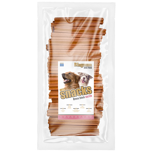Magnum Patyczki dentystyczne gwiazdki bekon 50 szt. przysmak dla psa