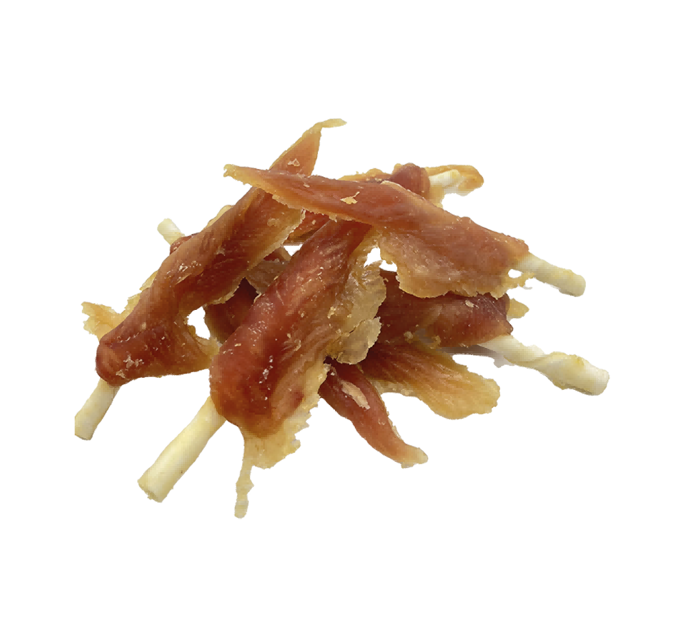 f9eea416fcff2f706e94ec9fbf5e3704.png UniQ Pets przysmaki dla psa 500 g Filet z piersi kurczaka na patyku