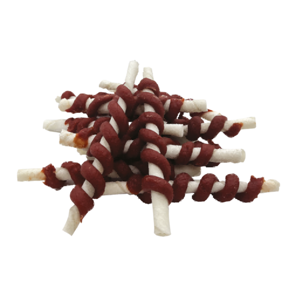 fa1d1f96968570eb1717ac08177f18ae.png UniQ Pets przysmaki dla psa 500 g Zawijasy z jagnięciną