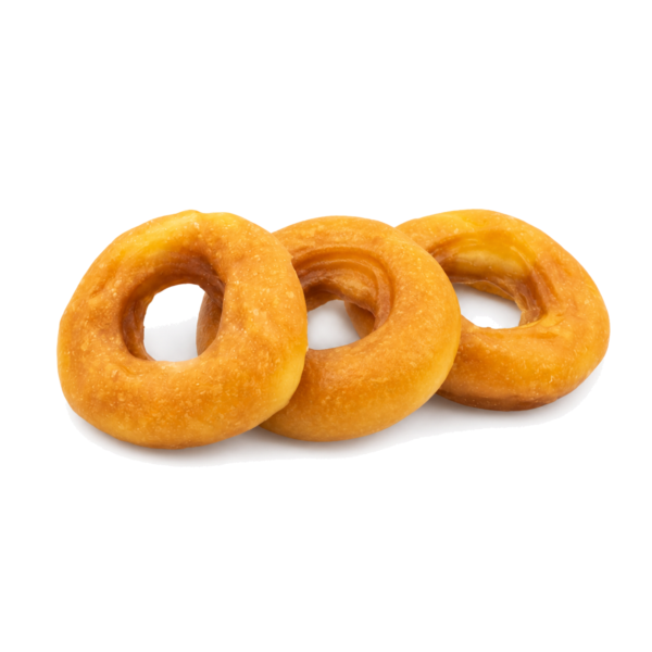 ideaPet donut z królikiem – detal ideaPet donut z królikiem – trzy przysmaki na białym tle