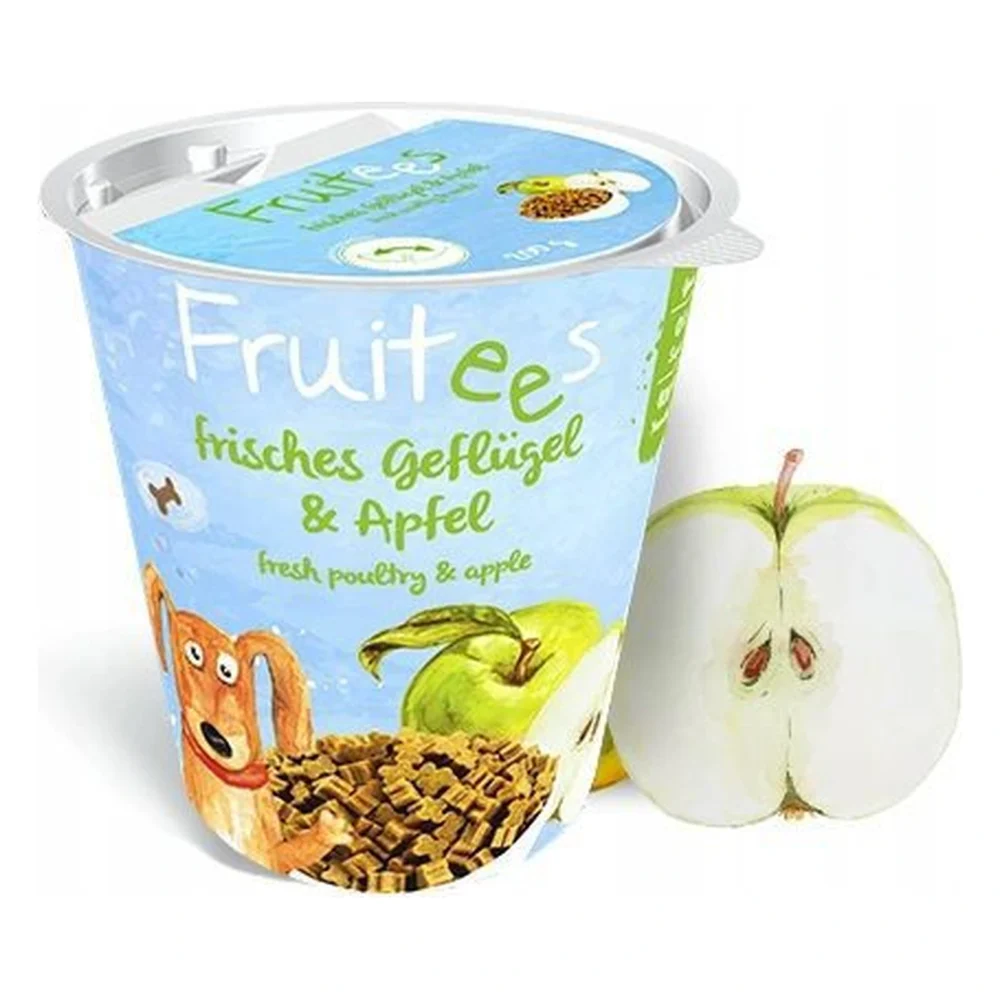BOSCH FRUITEES JABŁKO 200g – zbliżenie produktu BOSCH FRUITEES JABŁKO 200g – zbliżenie na białym tle